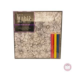 Framed Coloring Art Work